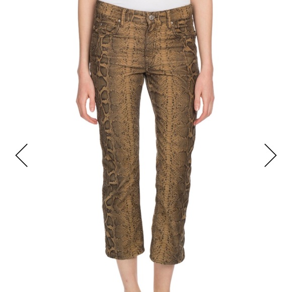 🐍 Isabel Marant snake skin ‘Apollo crop ‘ NWT 🐍 - Picture 1 of 2